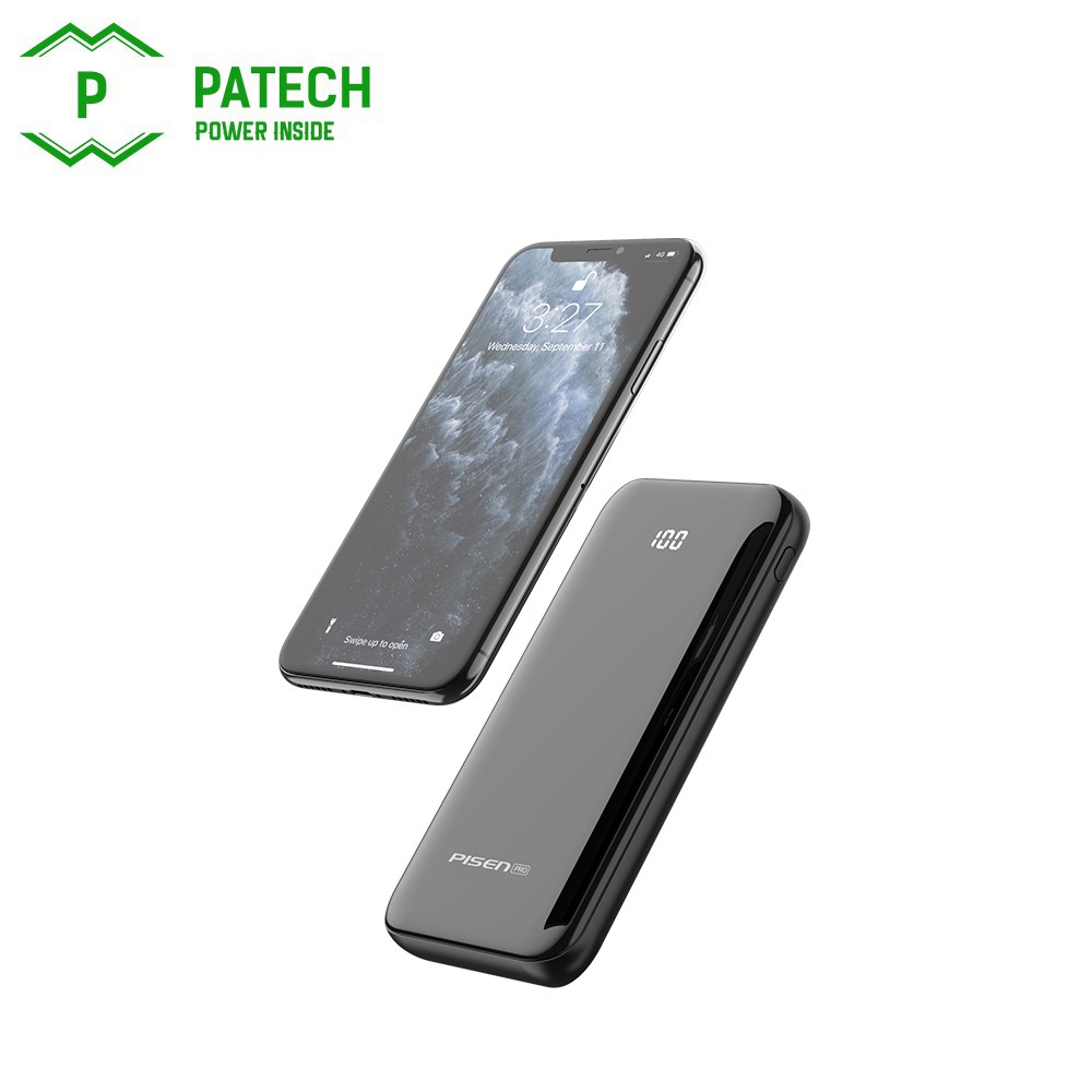 Sạc dự phòng pisen không dây Pro Wireless Fast 10000mAh , 22.5W - Hàng chính hãng