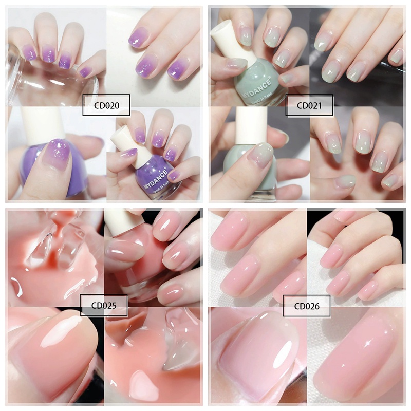 Sơn Móng Tay Màu nude Trong Suốt Không Bong Bóng