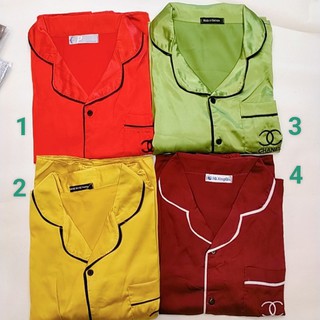 Bộ phi lụa, bộ ngủ Pijama chất lụa Thái chuẩn (form 40-65kg)