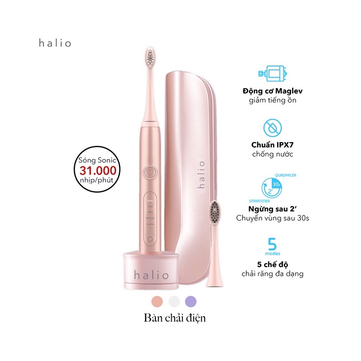 Halio Bàn chải điện Whitening Electric Toothbrush Pro