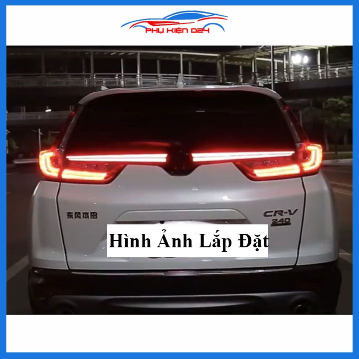Ốp tay cốp sau có đèn led CRV 2018-2019-2020-2021-2022-2023 ánh sáng đỏ trang trí xe