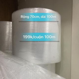 (70cm x 100m) Cuộn xốp nổ/bong bóng khí rộng 70cm bọc hàng dễ vỡ