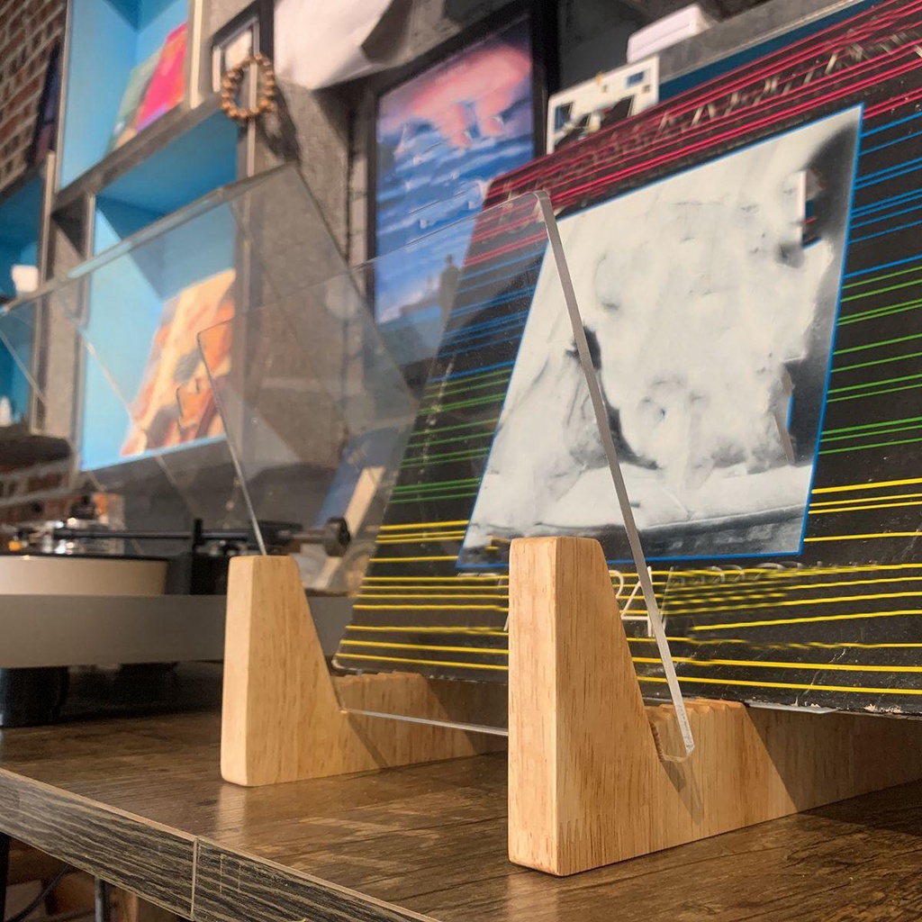 Giá Đỡ Trưng Bày Đĩa Nhạc Bằng Gỗ Đa Năng Tiện Dụng