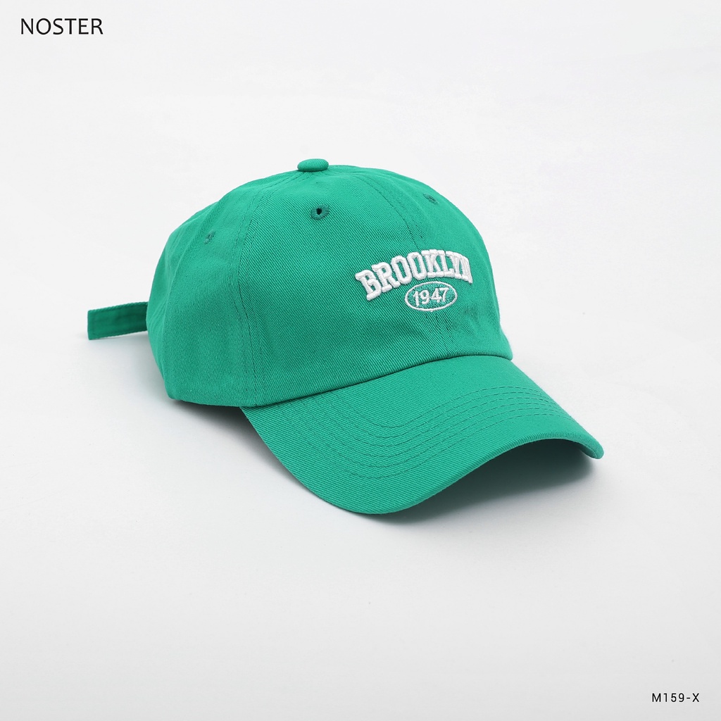 Mũ lưỡi chai, mũ cáp, hoạ tiết chữ thêu Brooklyn - NOSTER M159
