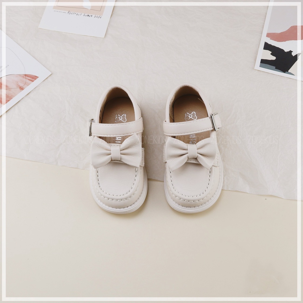 Giày búp bê đính nơ quai ngang cho bé gái Zonekids - B16