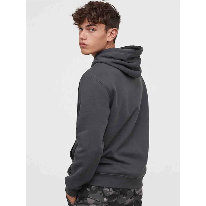 Áo Hoodie Nam Xuất Hàn Màu Xám Đậm Chính Hãng 100% - GU Shop