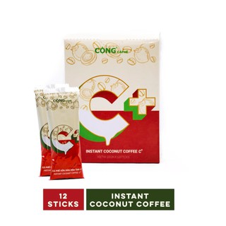 Cà phê Cốt dừa hoà tan C+ của Cộng Cà Phê (Hộp)