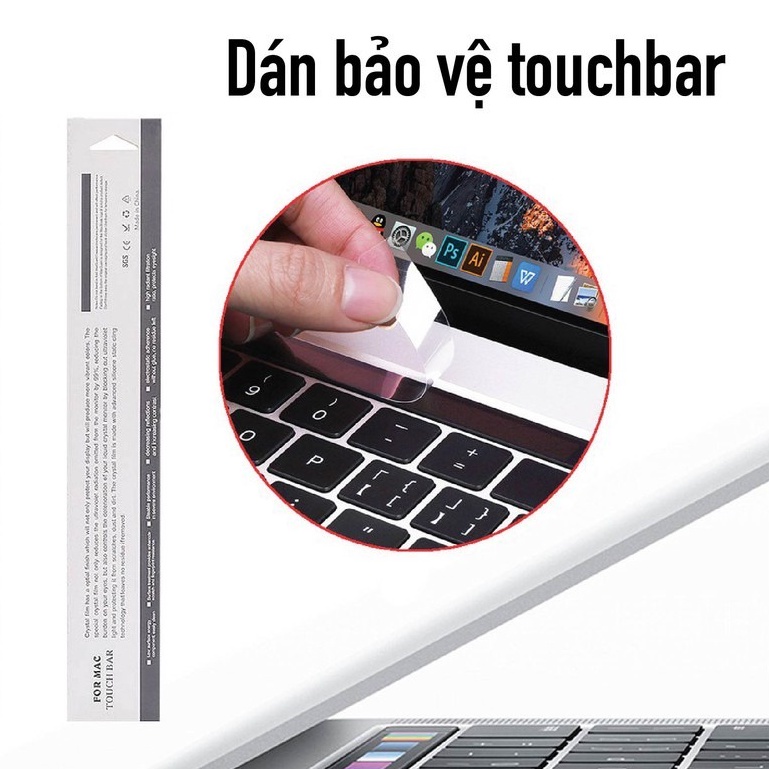 Dán Thanh Cảm Ứng Touchbar Macbook jqmel chống xước - DM16