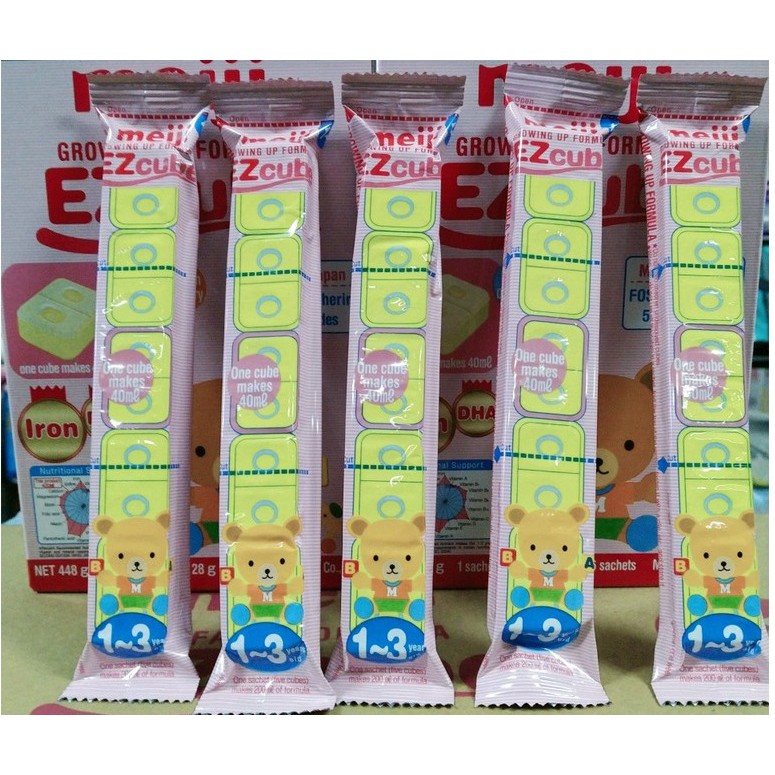 Sữa Meiji Thanh Lẻ Đủ Số Nội Địa Nhật - 28g