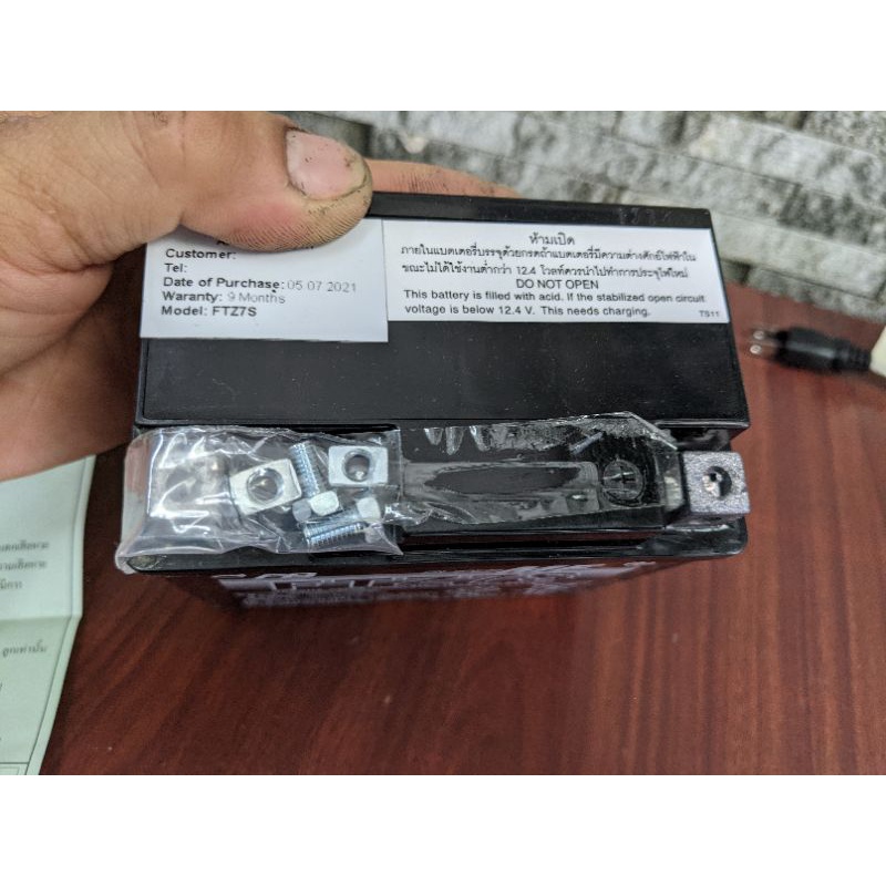 Bình điện FTZ7S dành cho xe Honda Scoopy, PCX,SH-Việt, CLICK125i, CBR125-150, Zommer-x