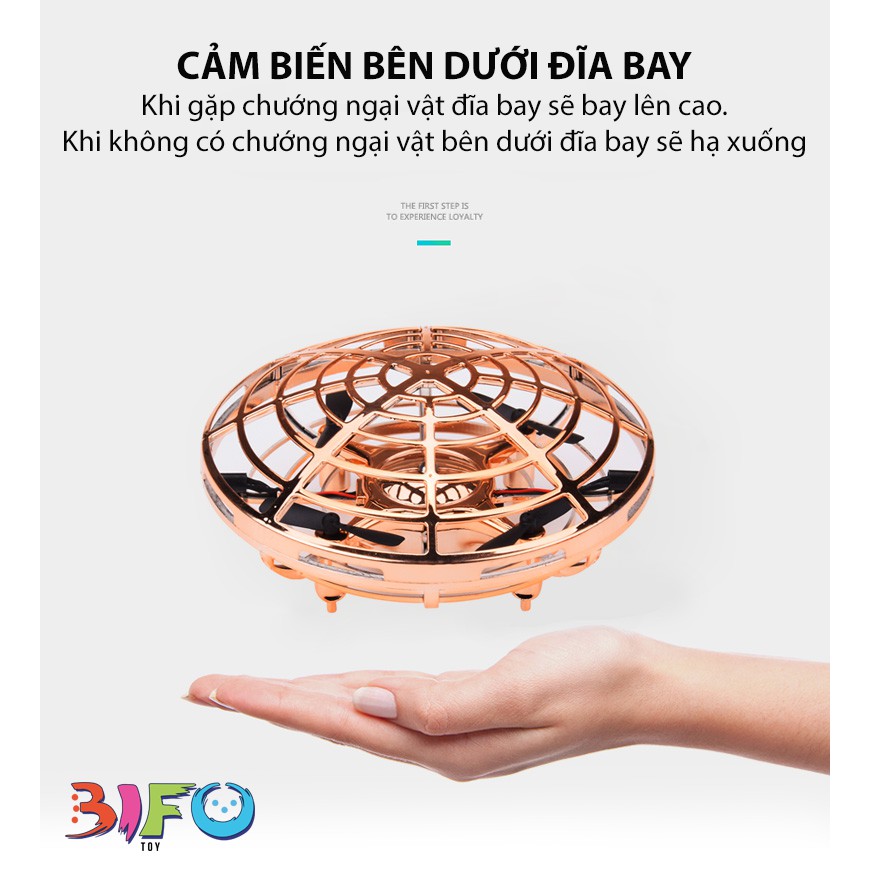 Đĩa Bay Điều Khiển Bằng Tay Cảm Biến Hồng Ngoại Thông Minh