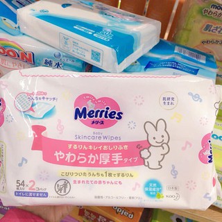 Giấy ướt merries set 2 gói 54 tờ *2