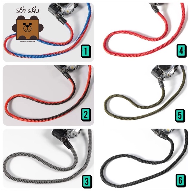 Dây đeo máy ảnh paracord đan Fujifilm