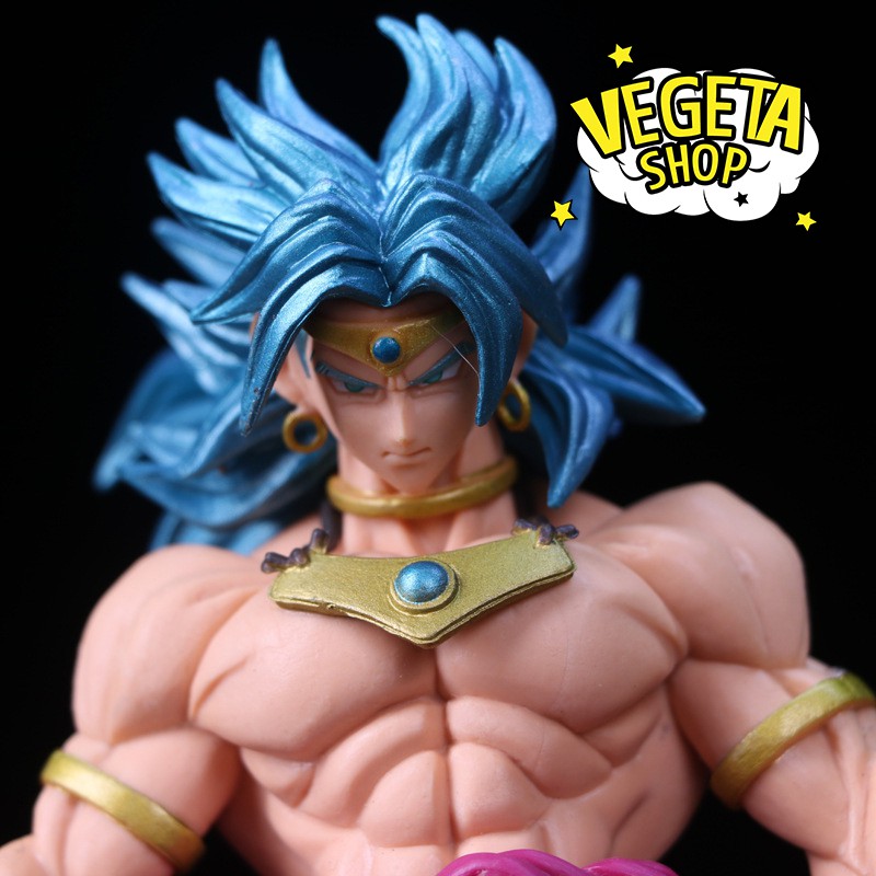 Mô hình Broly Super Saiyan God - Mô hình Dragon Ball - Broly SSJ God - Broly tóc xanh - Cao 20cm - Fullbox