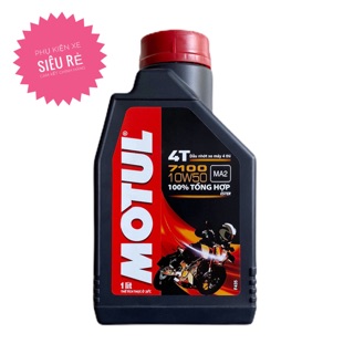 Dầu nhớt Motul 7100 10w50 1 lít, nhớt tổng hợp, nhớt xe số, nhớt xe côn tay, nhớt xe PKL