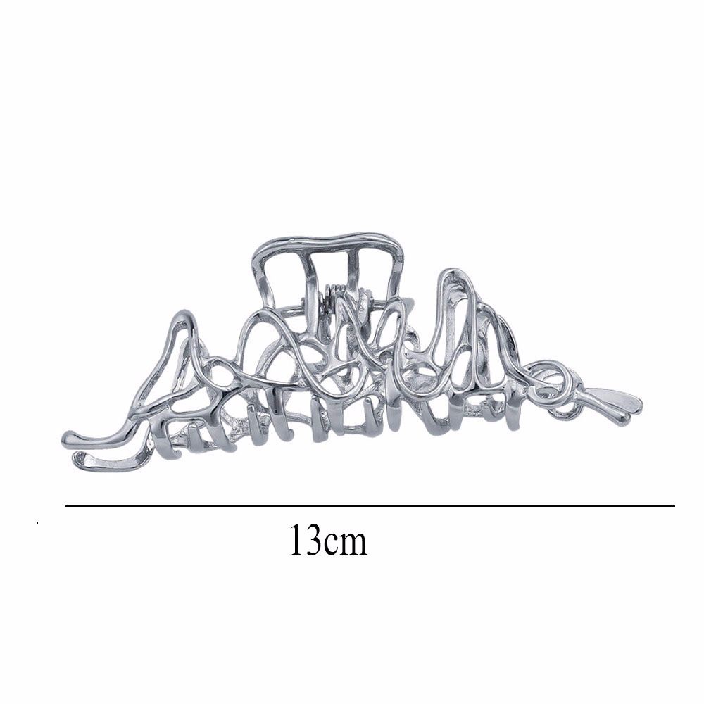 Kẹp tóc dạng gắp bằng kim loại nhiều màu sắc phong cách Hàn Quốc cổ điển cho nữ
