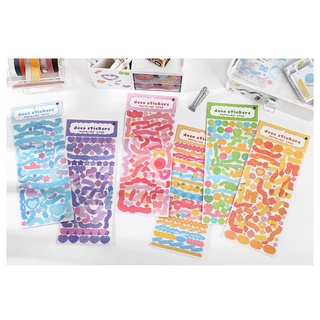 Sticker trang trí toploader - sticker confetti mẫu 9