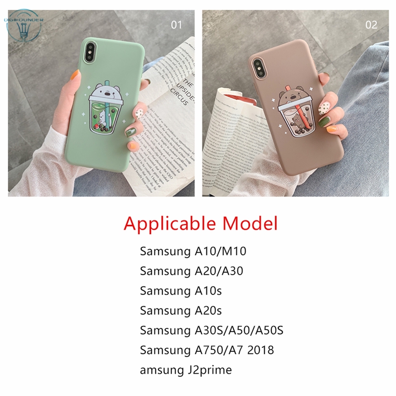 Ốp điện thoại silicon màu kẹo cho Samsung Galaxy A10/M10 20/A30 A10S A20S A30S/A50/A50S A750/A7 2018