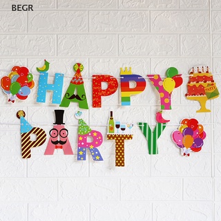 Dải băng rôn chữ happy birthday trang trí tiệc sinh nhật / đám cưới