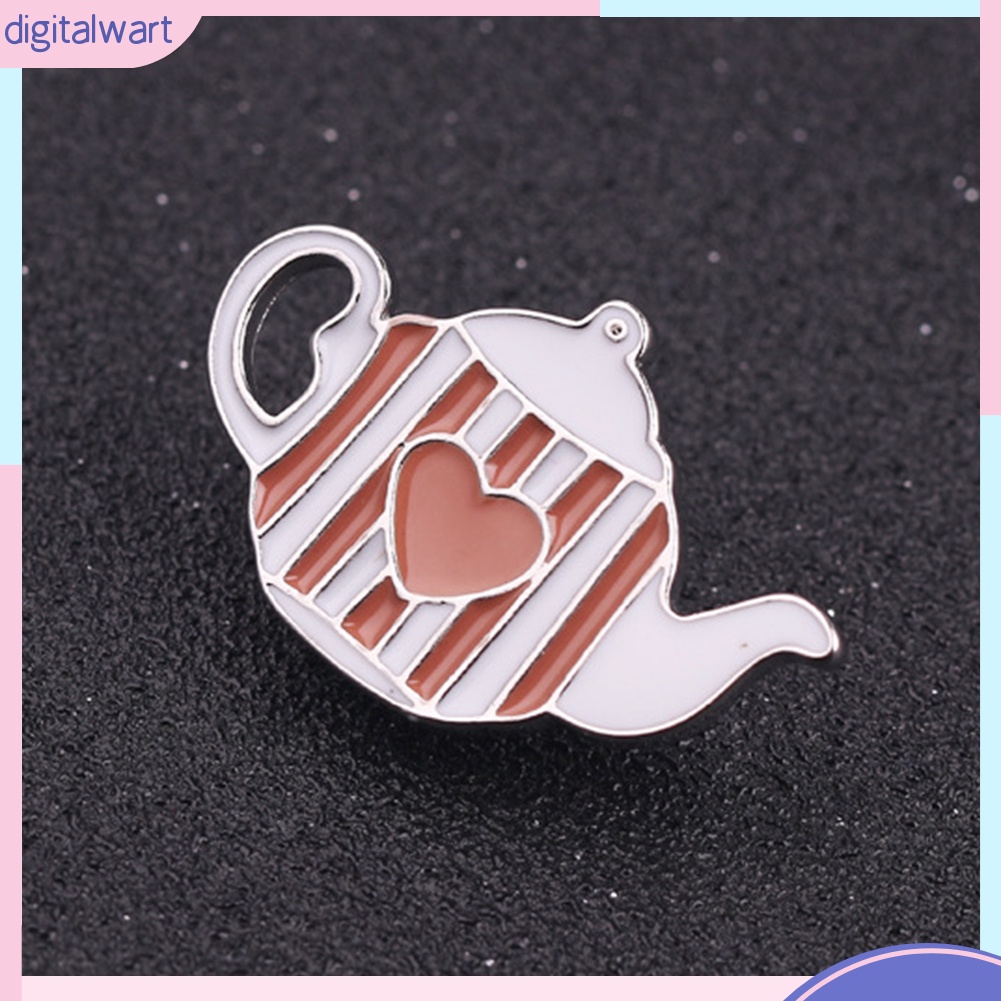 Ghim Cài Áo Hình Ấm Trà Và Tách Trà Độc Đáo Thời Trang Cho Nam Nữ