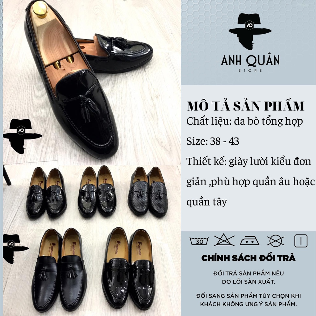 Giày Lười Nam Cao cấp AQ-STORE GL01