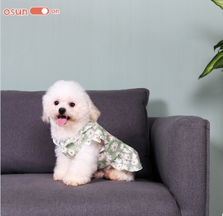 [DEMAI] Váy Nhỏ Họa Tiết Hoa Cúc Nhỏ Thời Trang Xuân Hè Dành Cho Thú Cưng Chó Mèo
