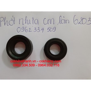 PHỚT NHỰA PA (PHỚT NHỰA CON LĂN BĂNG TẢI CHO BI 6203) Combo 10 cái