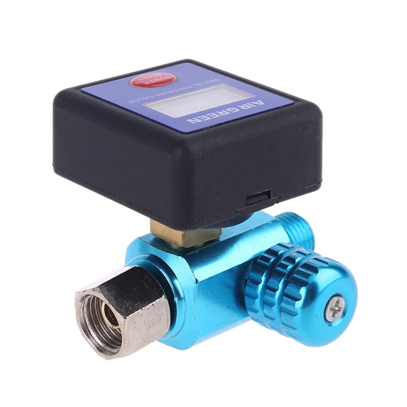 Đồng hồ đo áp suất không khí với van điều chỉnh khóa cho súng phun sơn Kpa Kg / Cm2