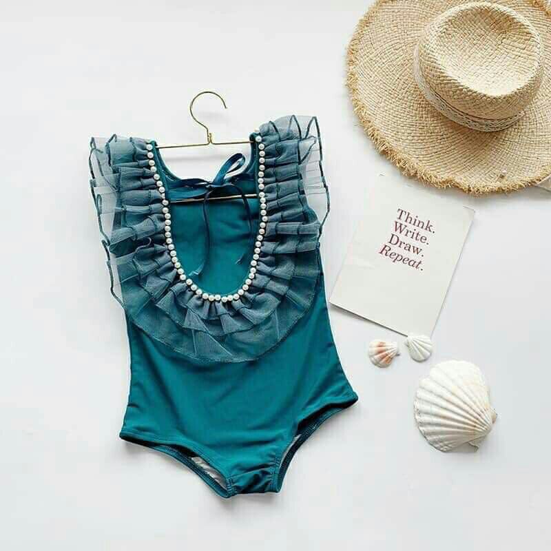 Bikini đồ bơi bé gái đính hạt cực sang (mới về sẵn)