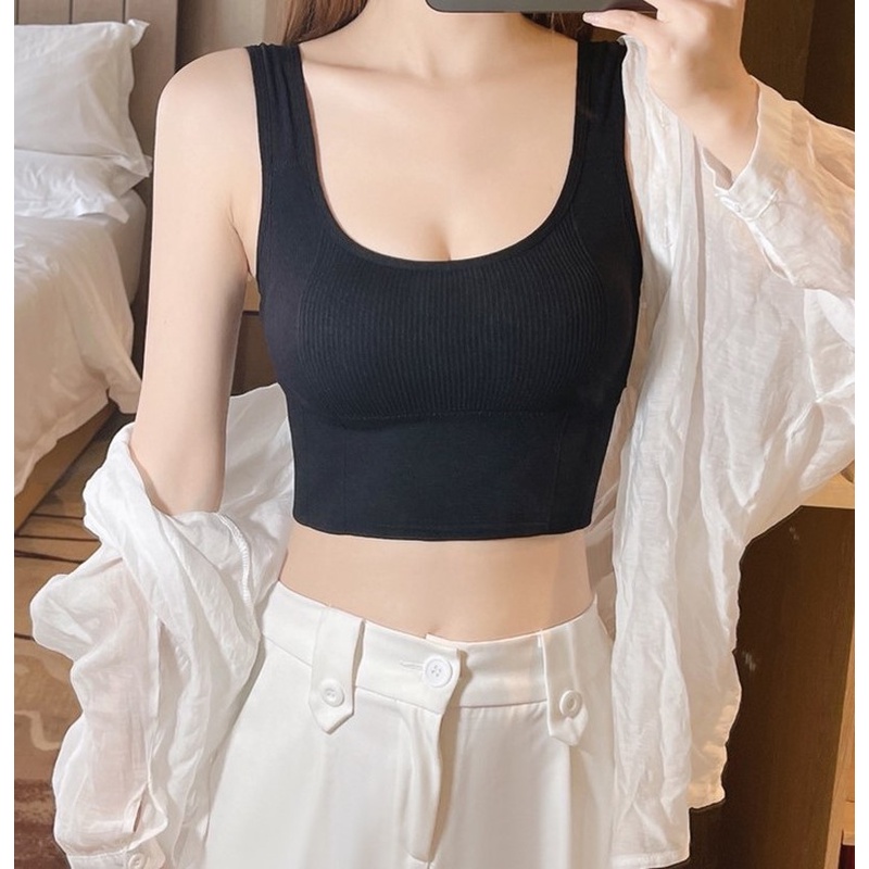 Áo Ngực Thể Thao Chống Mồ Hôi Chống Sốc Không Đường May Thời Trang Mùa Hè Quyến Rũ Cho Nữ