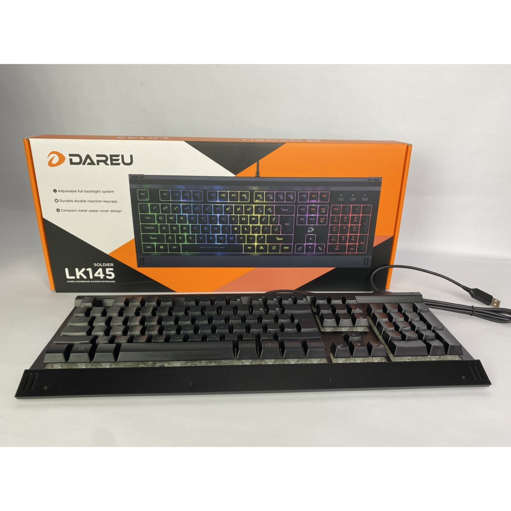 Bàn phím có dây giả cơ Dareu LK145 có Led chuyên PC Gaming chính hãng Dareu bảo hành 24 tháng