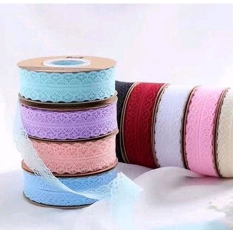 Cuộn 5m ruy băng ren 3cm