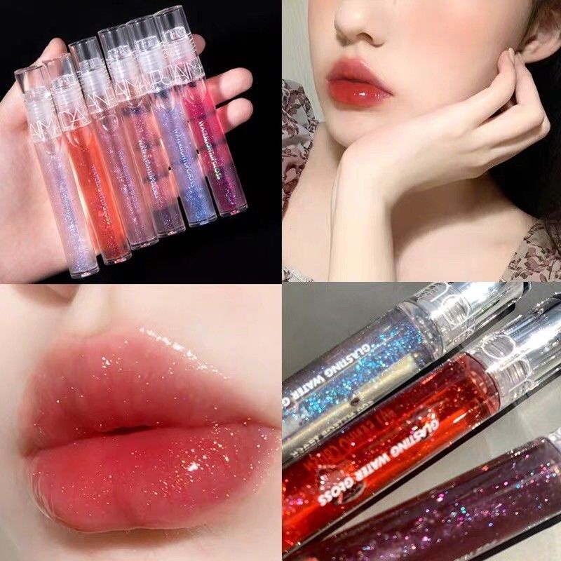 Son dưỡng ẩm bạc hà có nhũ Daimanpu cực xinh, son bóng tint thời thượng