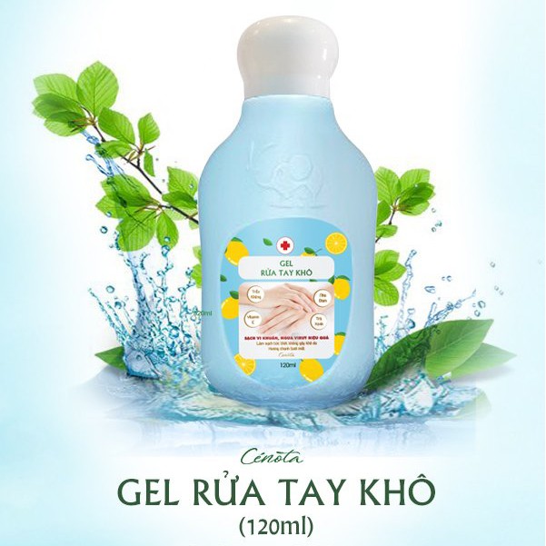 Gel rửa tay khô Cenota 120ml, gel rửa tay khô an toàn chính hãng | BigBuy360 - bigbuy360.vn