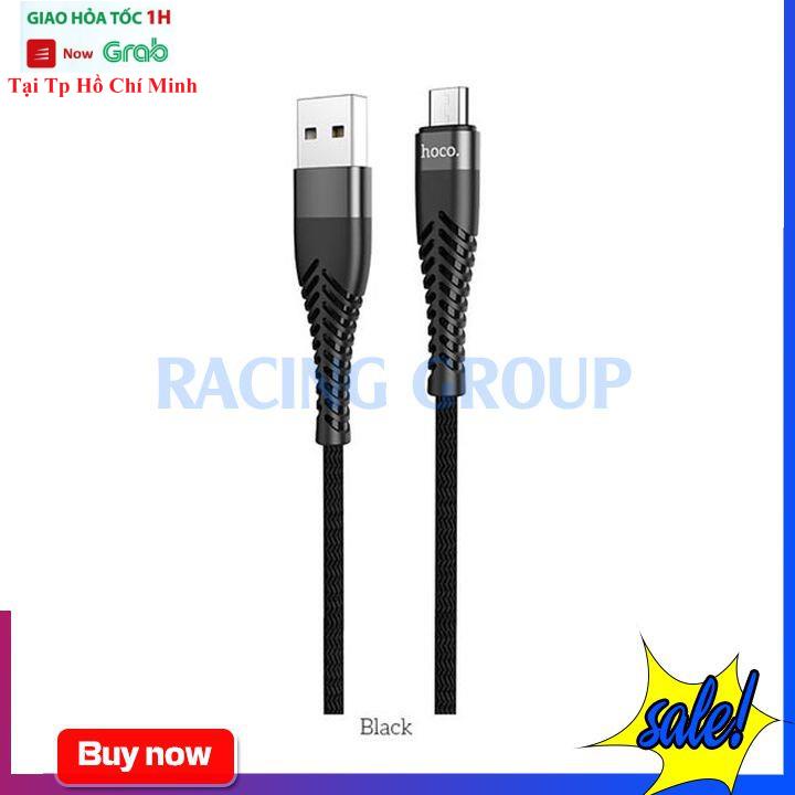 [ Dài 1M-2M ] Cáp Sạc Nhanh 3.0A Hoco Ud02 - Cổng Micro Usb - Kiểu Dây Dù Chắc Chắn