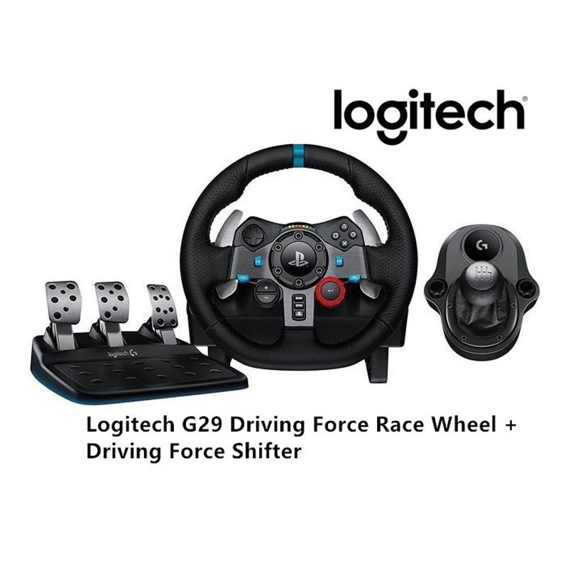 Bộ vô lăng LOGITECH G29/ bộ có kèm luôn cần số rời - Hàng chính hãng, bảo hành 2 năm (Mẫu hộp mới) tặng kèm tai nghe Mèo