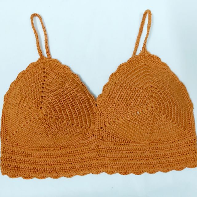 Bikini đi biển handmade từ len móc (có lót)