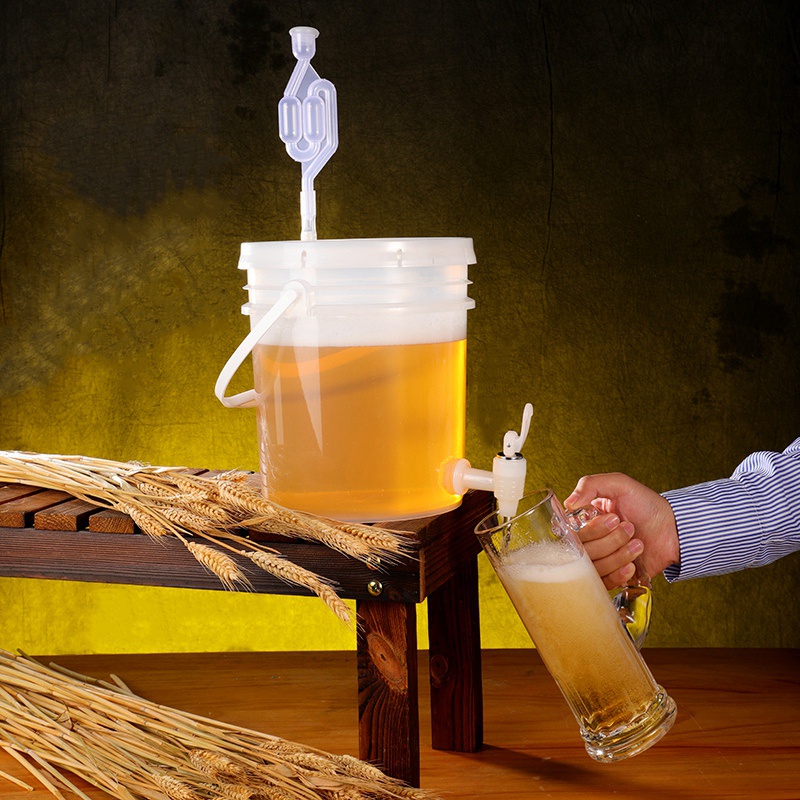 Xô Nhựa 5L Lên Men Có Khóa Và Nắp Đậy Chống Rò Rỉ