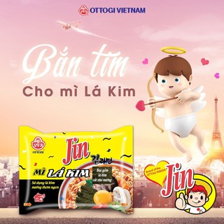 Combo 10 gói Mì Hàn Quốc Ottogi - Jin lá kim (120g/gói)