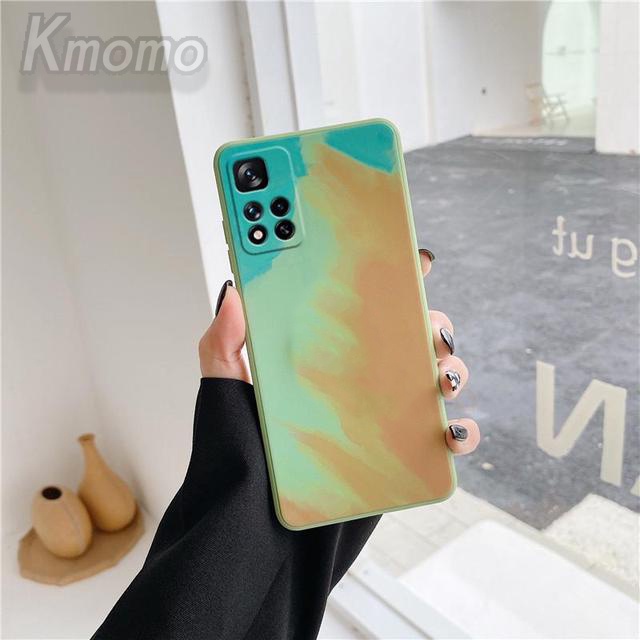 Ốp Điện Thoại Silicon Dẻo Mềm Mỏng Màu Nước Gradient Cho Xiaomi Redmi Note 11 4G 11T 5g 11 Pro 11s