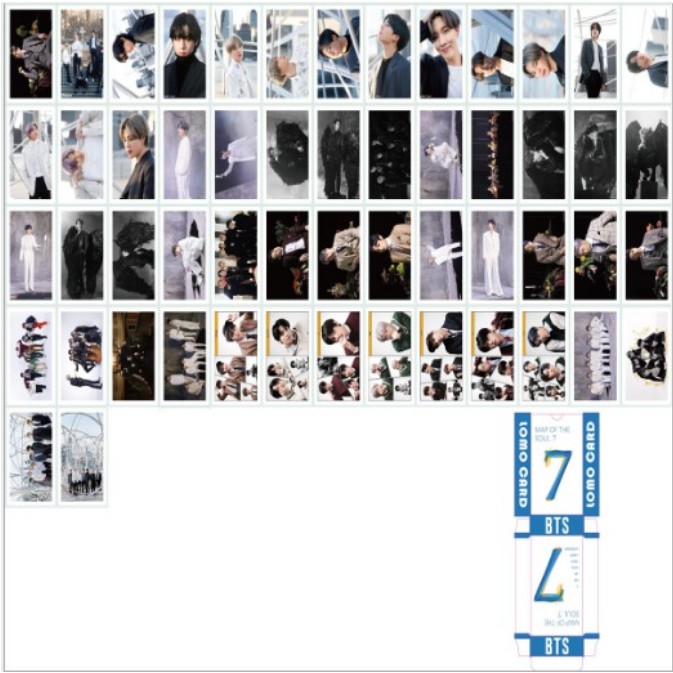 Hộp 54 ảnh thẻ lomo in hình nhóm nhạc BTS | BigBuy360 - bigbuy360.vn