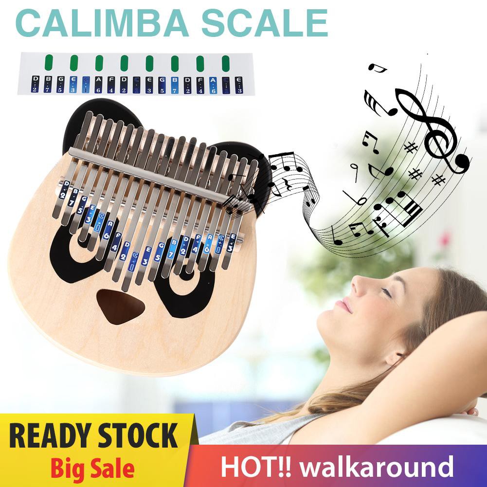 Bộ 2 Miếng Dán Phím Đàn Kalimba