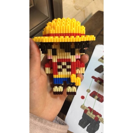 Lego One Piece - Mô hình lego one pice 3D chibi 10cm chính hãng Linkgo