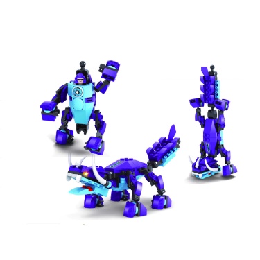 Đồ chơi trẻ em - Bộ lắp ráp hình người và khủng long