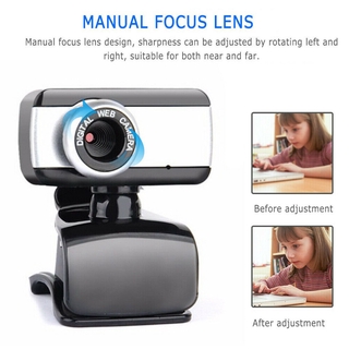 [Camera Web Xoay Mới Cho PC Laptop Để Bàn Notebook