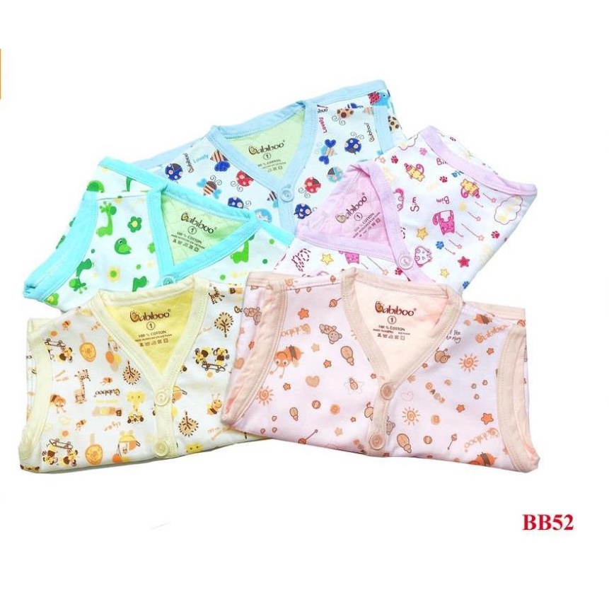 Áo gi lê Babyboo in nhiều hình cotton 2 lớp đủ size