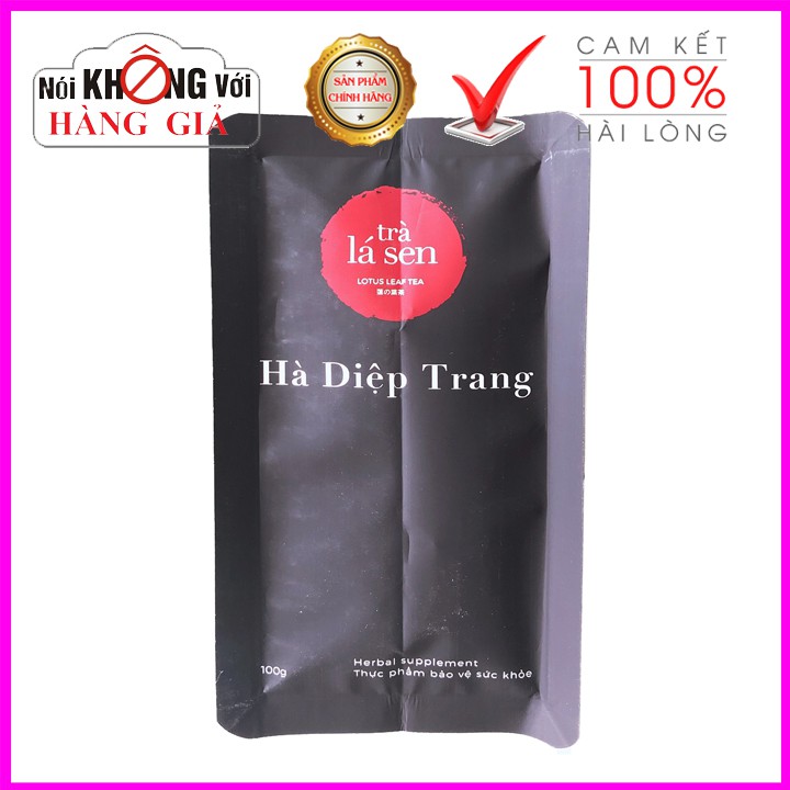 Trà lá sen giảm cân an toàn và hiệu quả Hà Diệp Trang túi 100 gram