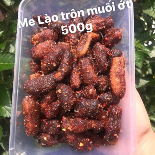 Me lào xóc muối ớt chua chua cay cay ngon bá cháy 500g [HUDO MART]