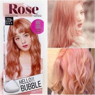 Thuốc nhuộm tóc Hello Bubble đủ bill Hàn