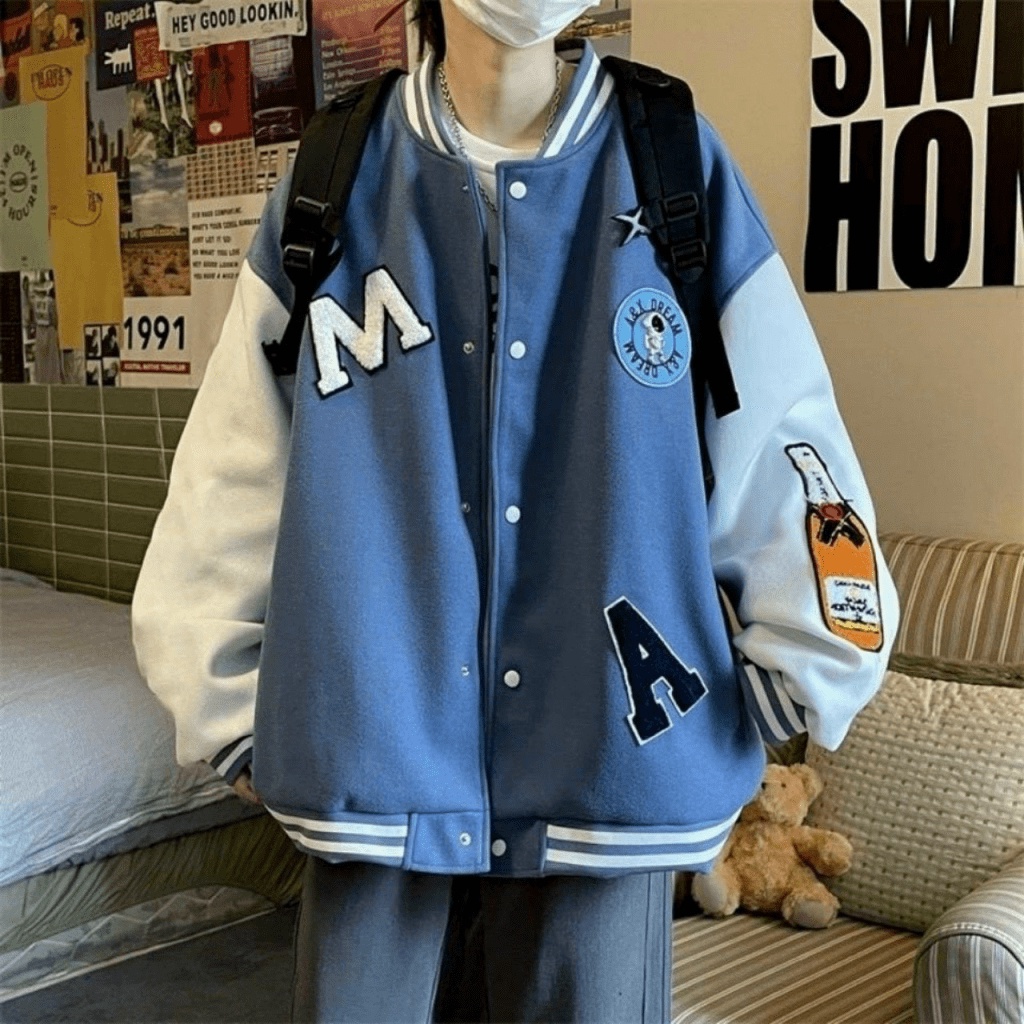 ÁO KHOÁC BOMBER NAM HỌA TIẾT AM SIÊU PHONG CÁCH SÀNH ĐIỆU THỜI TRANG